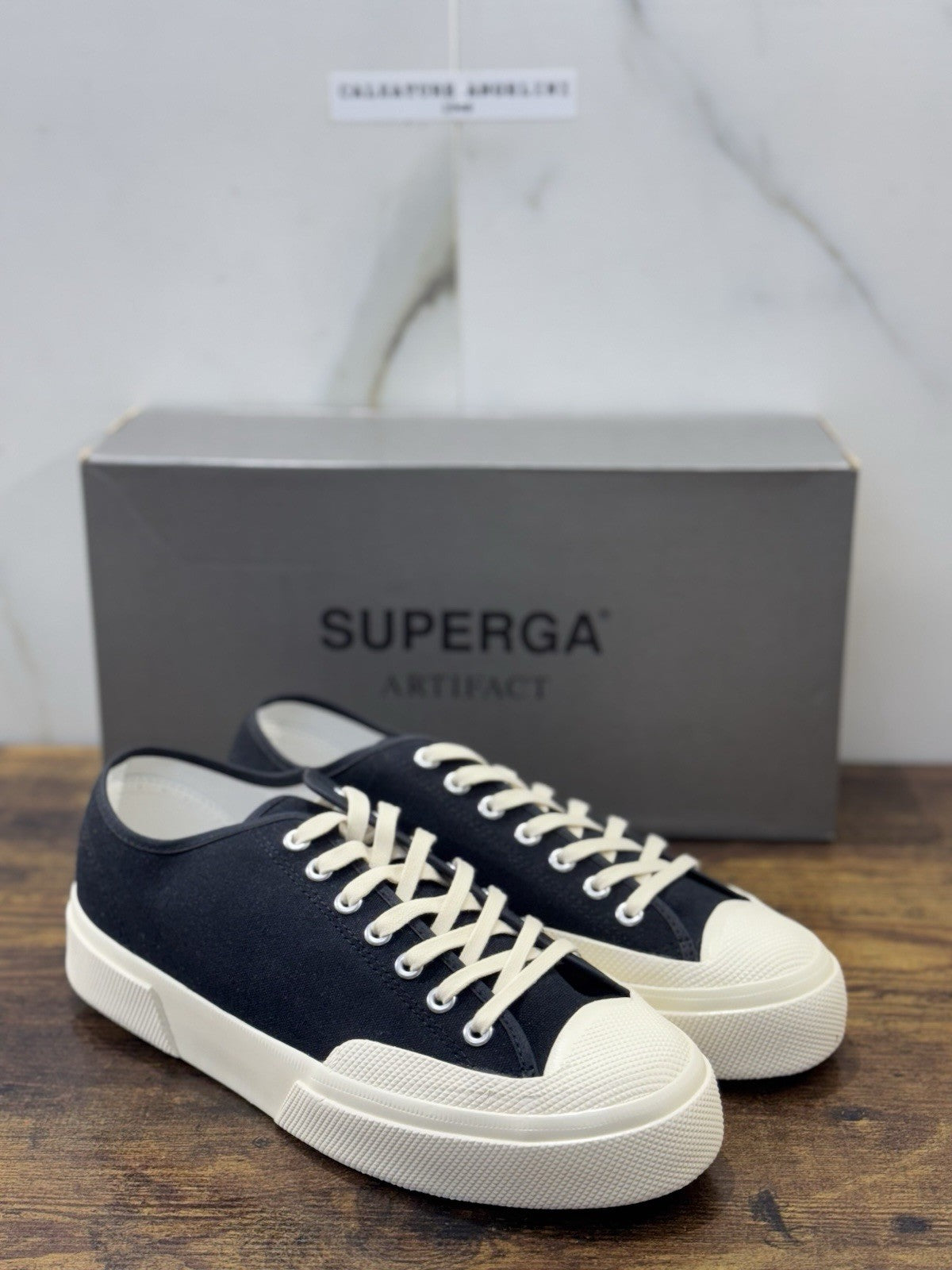 Superga Artifact Icon Sneaker Canvas Nero  Causal Superga Uomo 42