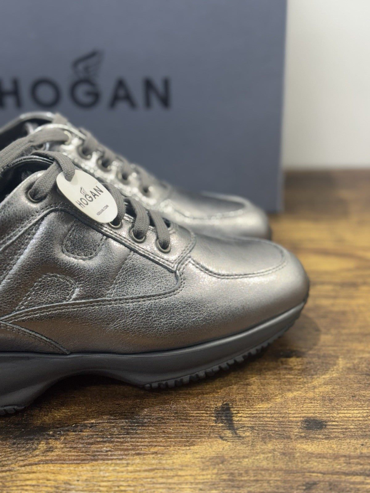 Hogan Interactive Pelle Argento Scuro   Casual Hogan Donna 40