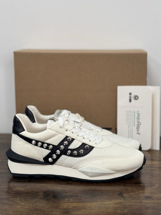 Ash Spider Studs Sneaker Suede Bianco Casual Ash Donna 37