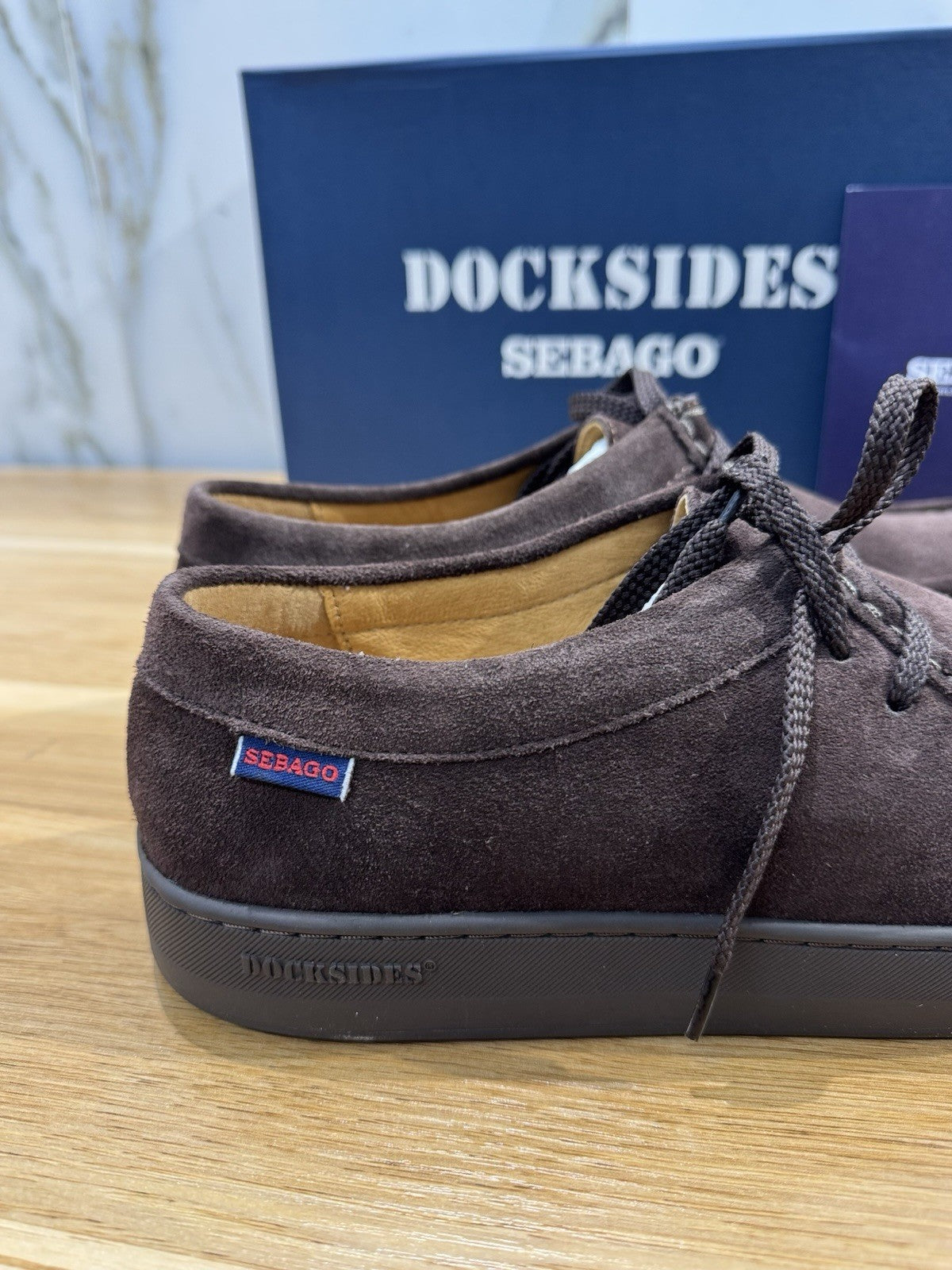 Sebago Harper Man Suede Dark Brown Casual Uomo 40