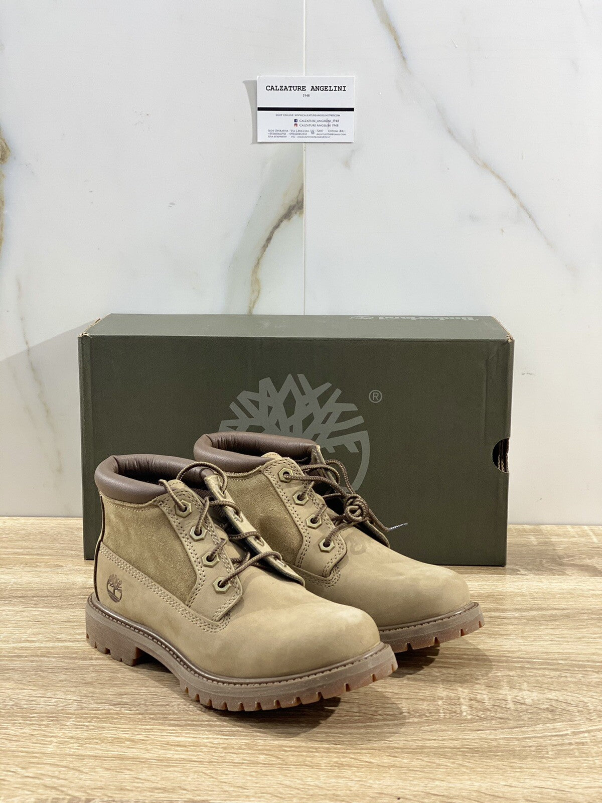Timberland Nellie Chukka Boot In Nubuck Light Brown Icon Boot 37