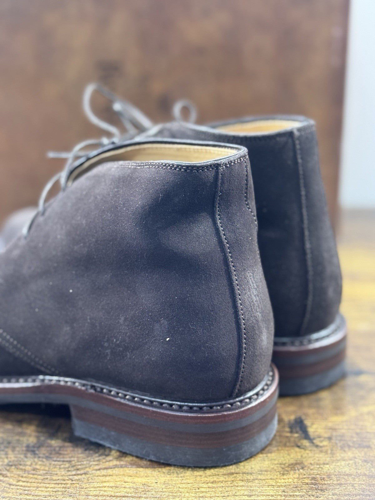Berwick 1707 Polacchino Testa Moro Suede Fondo Dainite Uomo 40.5