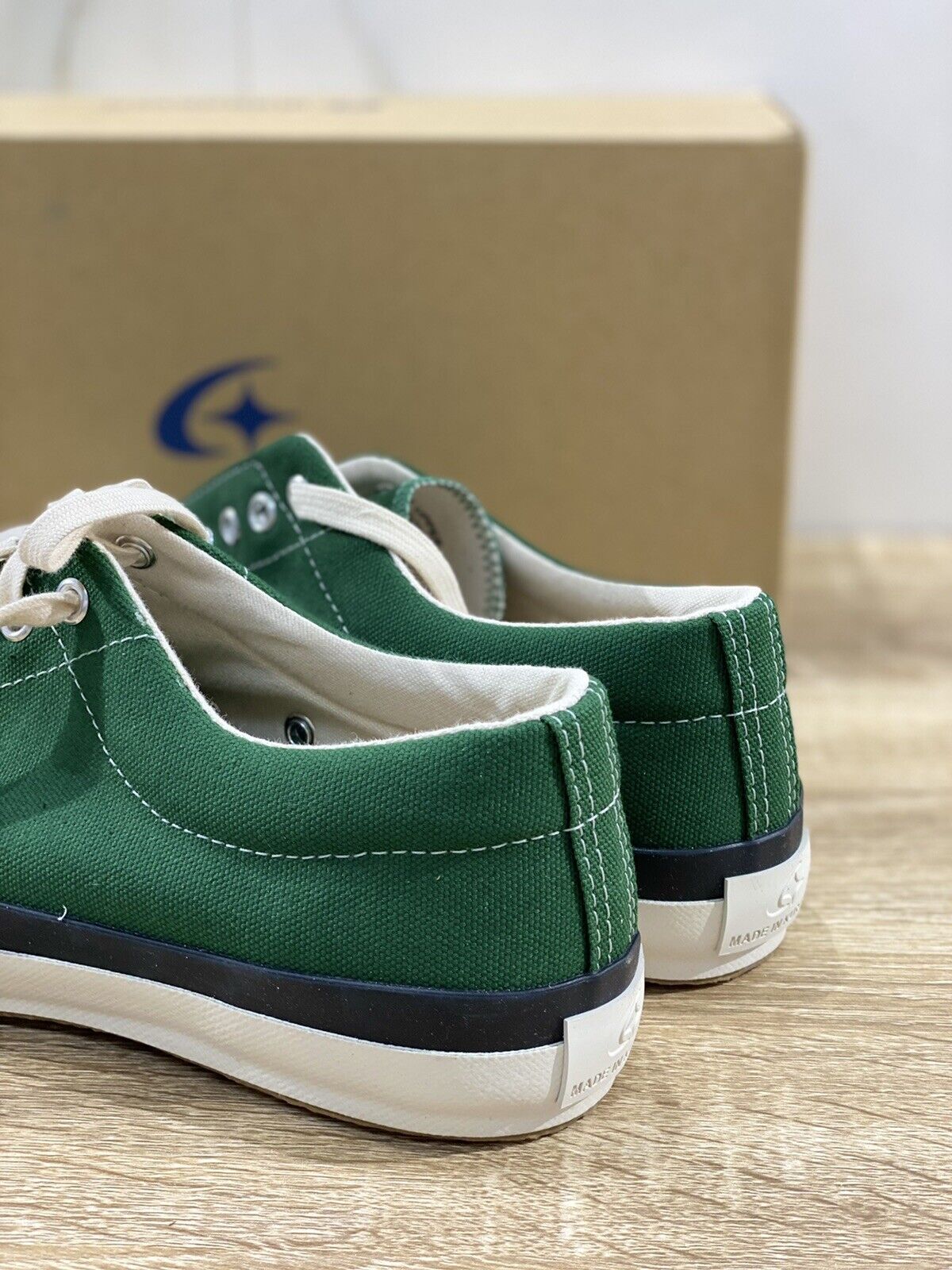 Moonstar scarpa uomo gym court Green casual shoes 40