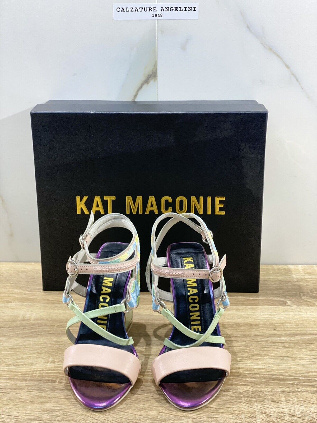 Kat Maconie Sandalo donna main Molly Rosa Verde  multi 36