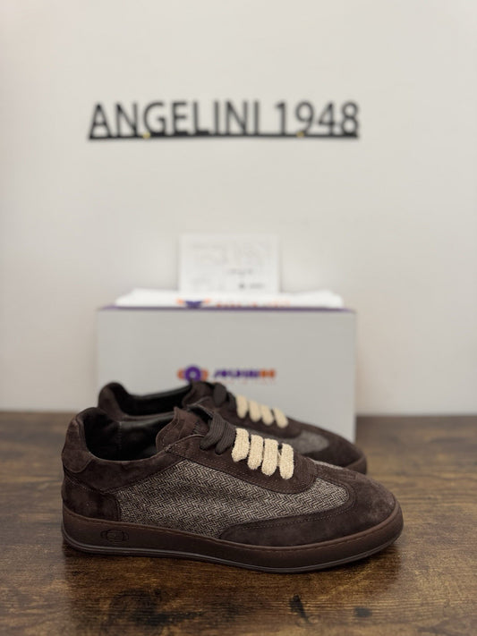 Soldini Sneaker Suede Testa Moro 100% Made In Italy Causal Uomo 41