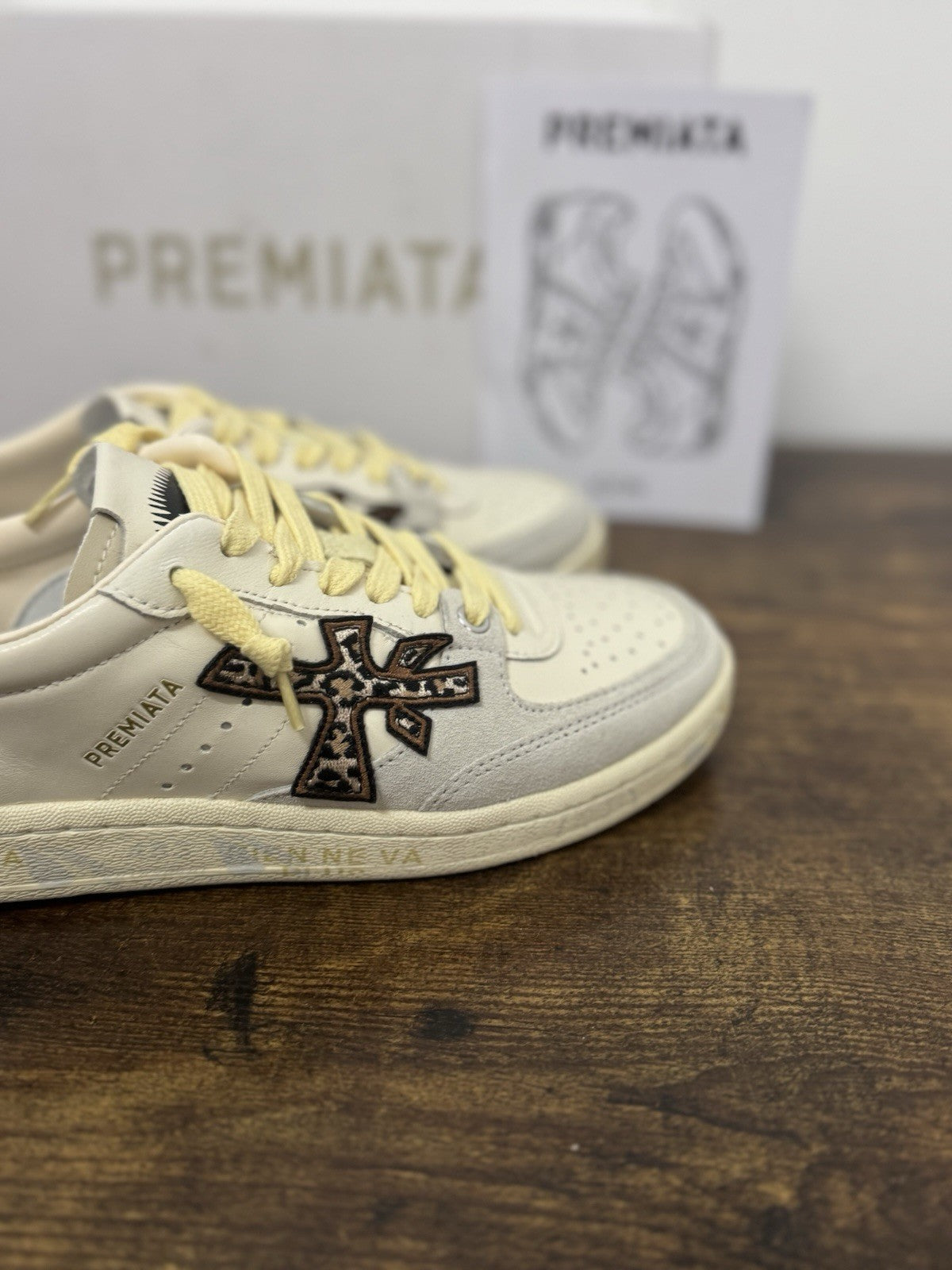 Premiata Clayd Basket Sneaker Pelle Bianca   Casual Premiata Donna 36