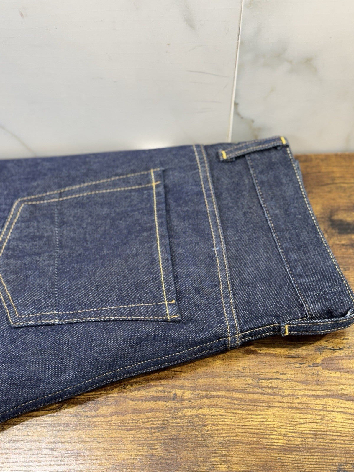 Tela Genova Jeans Uomo Cimosato  Blu Regular Fit Taglia 30