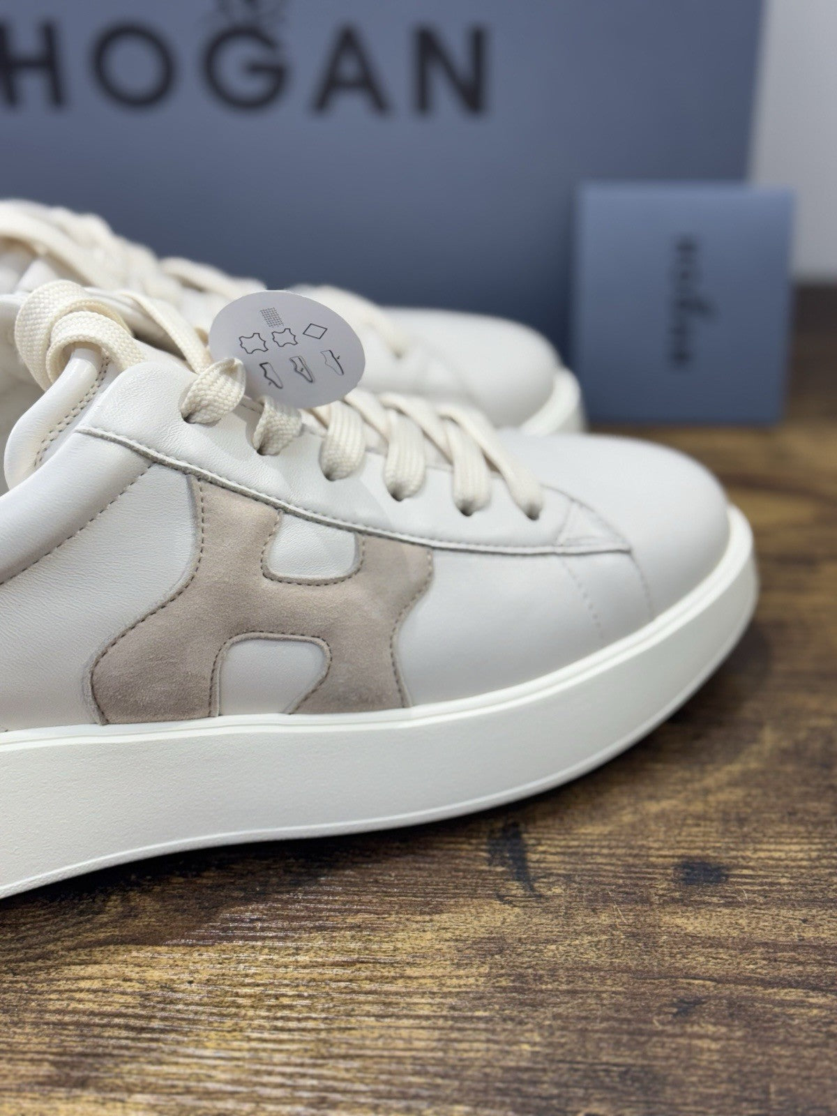 Hogan H562 Rebel Sneaker Pelle Casual Burro   Hogan Scarpe Donna 41