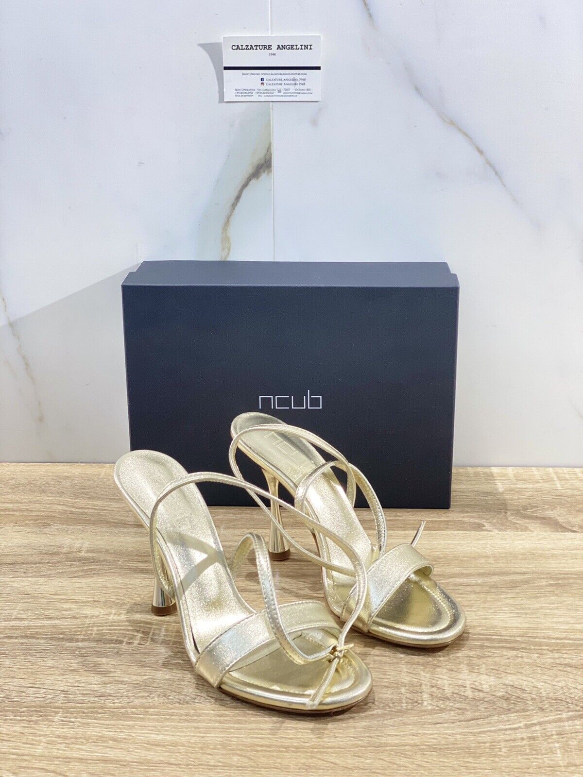 Ncub Sandalo donna Jana 26 luxury sandal NCub Pelle Platino 41