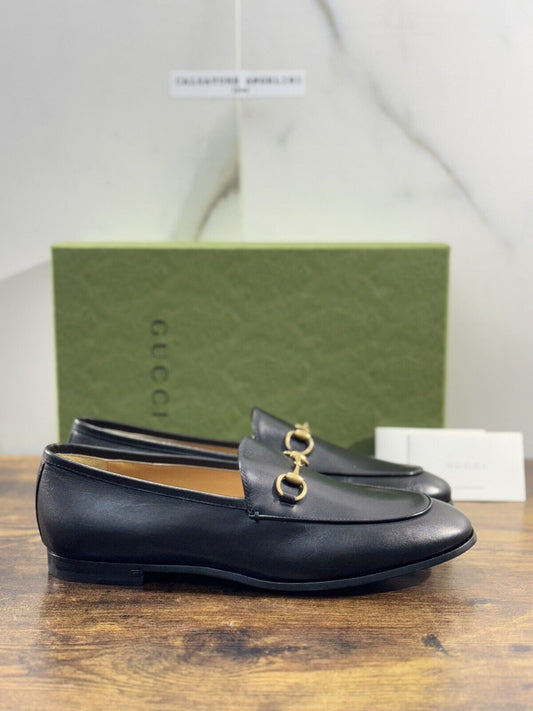 Gucci Mocassino Donna Betis Glamour Pelle Nera Luxury Gucci Icon Loafer 40