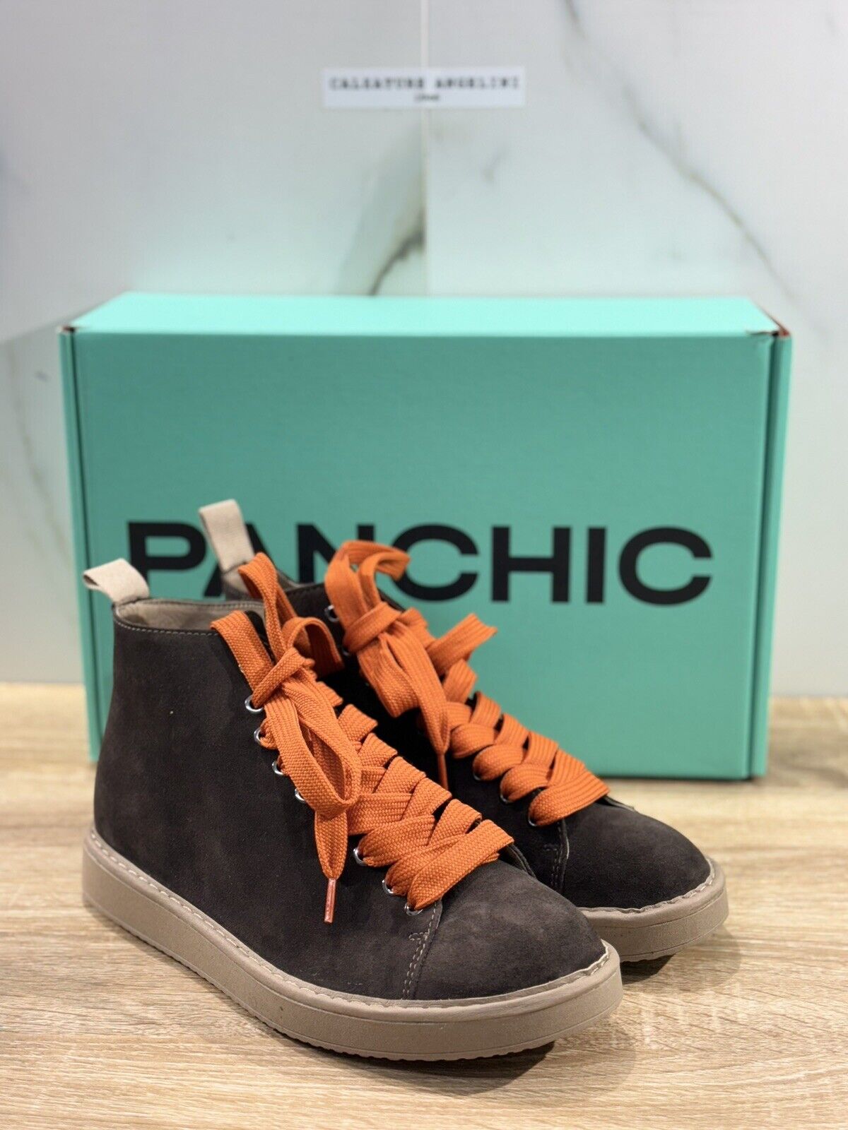 Panchic P01 Ankle Boot Uomo Suede Marrone Causal Boot Men Panchic 41