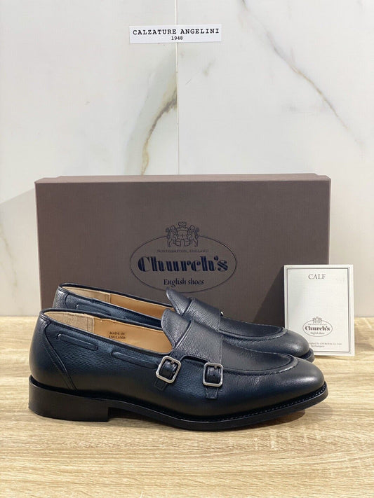 Church’s Clatford Scarpa Uomo Double Buckle Luxury Church’s Men Shoes Icon 41.5