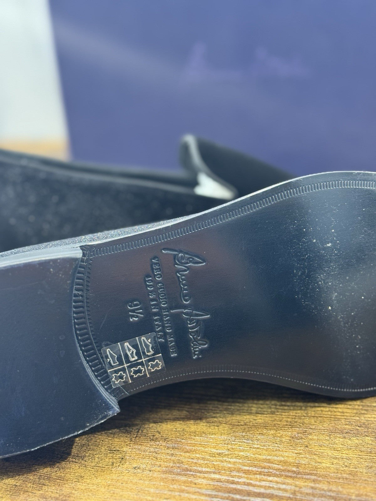 Bruno Antolini Mocassino Uomo Velluto Nero Elegante 43.5