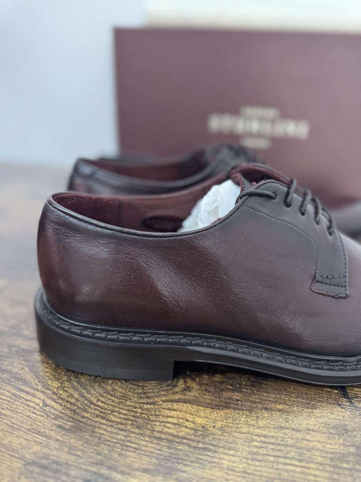 Sturlini  Derby Pelle Bordo’  Luxury Scarpa Uomo 41