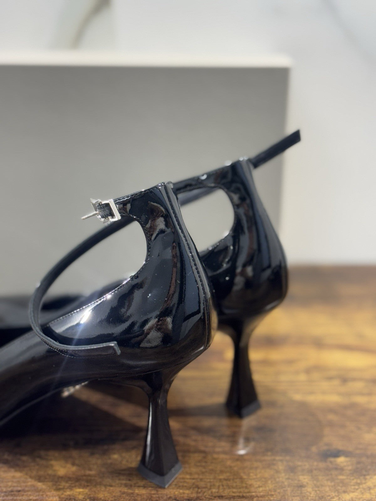 Sergio Levantesi Décolleté Pelle Nero Vernice  Luxury Made In Italy Donna 41