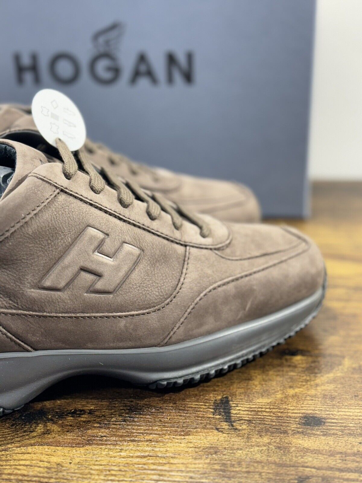 Hogan Interactive uomo Nabuk Tabacco      luxury casual hogan shoes 42