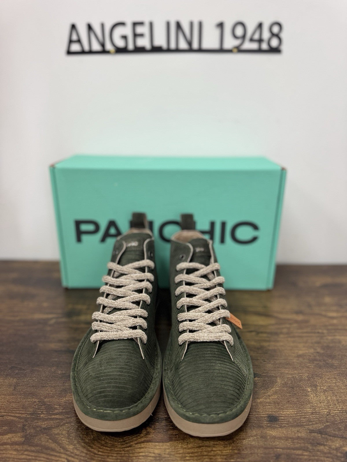 Panchic Ankle Boot Suede Military Green      Casual Boot Uomo 41