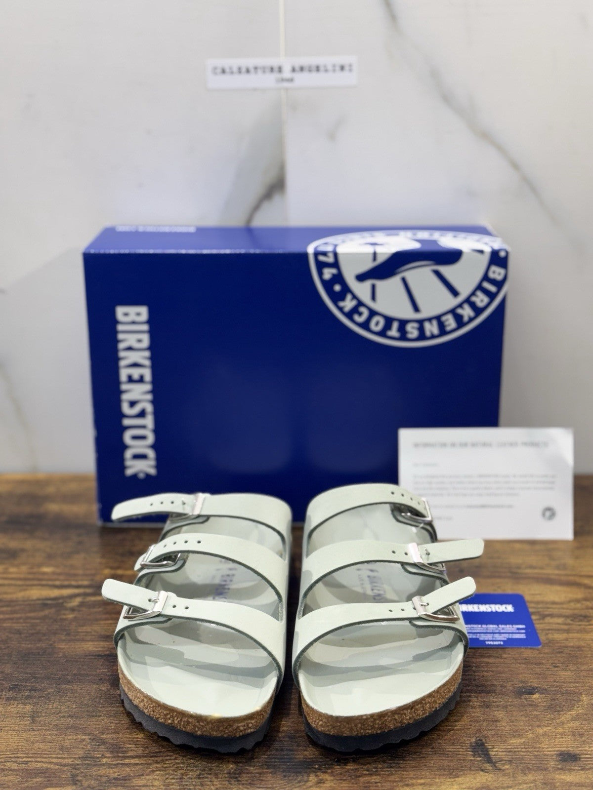 Birkenstock Florida Fresh Ciabatta Pelle Saga Premium Leather Birkenstock 37