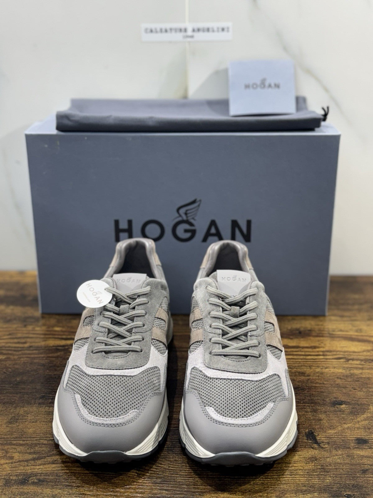 Hogan Hyperlight Sneaker Grigia  Memory Foam Luxury Hogan Uomo 42.5
