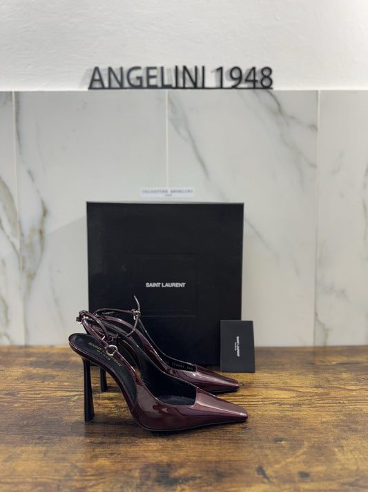 Saint Laurent Calista 105 Pump  Bordo’ Donna  Luxury Saint Laurent Donna 39.5