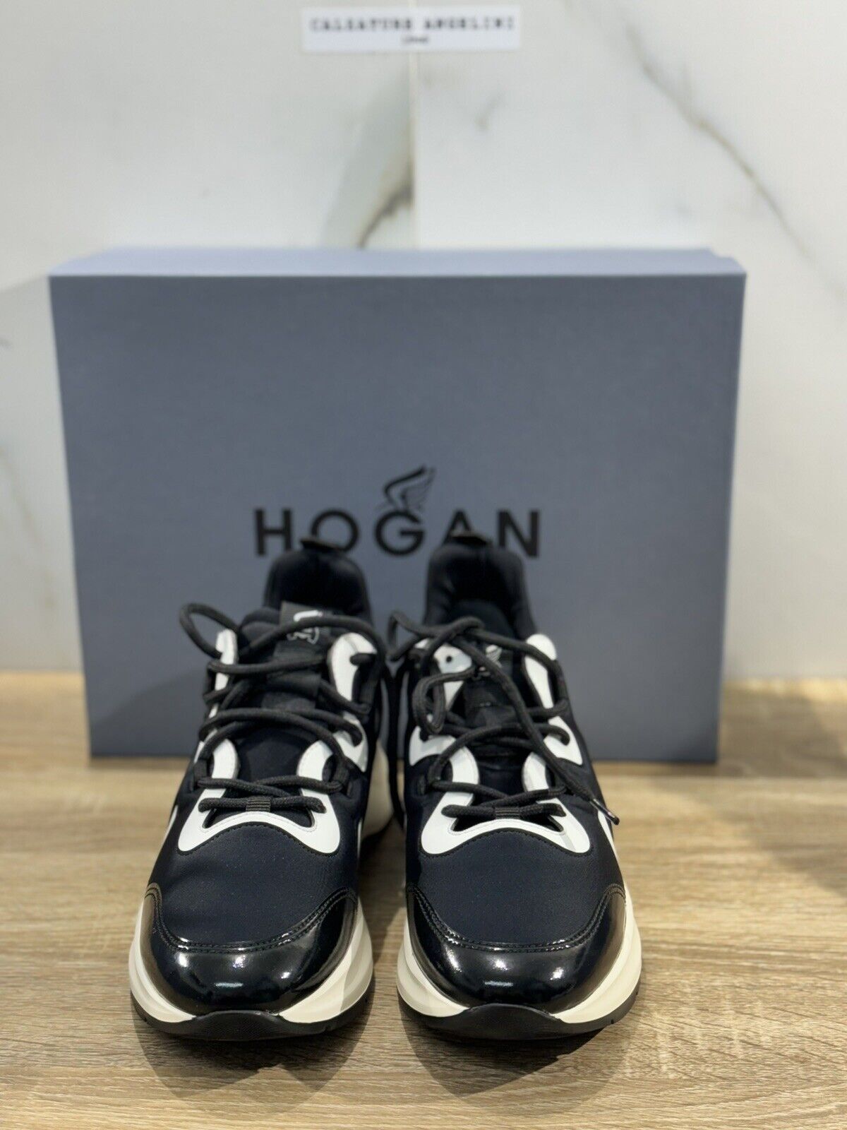 Hogan H585  Sneaker Donna Nera Casual Woman Hogan Shoes 39