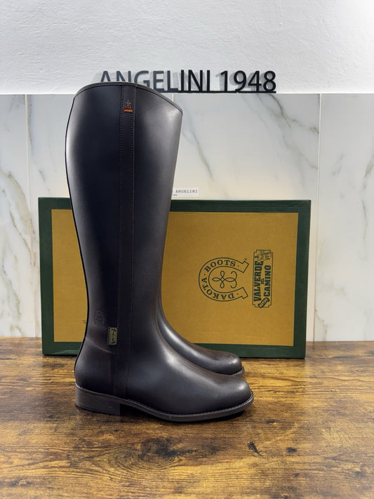 Dakota Boots Stivale Donna Cavallerizzo Pelle Marrone Top Quality 41