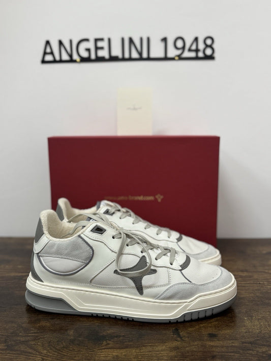 Ama Brand Sneaker Pelle Bianco Casual Made In Italy Uomo 45