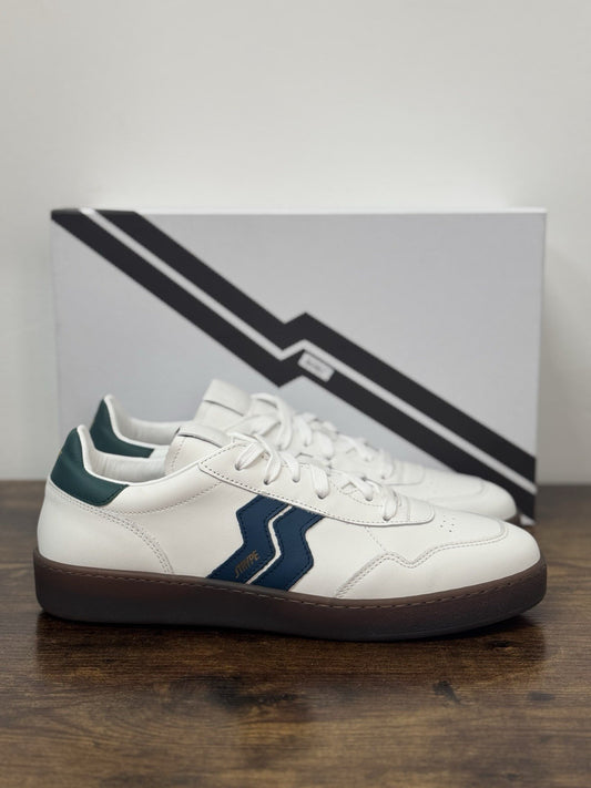 Strype Sneaker Pelle Bianca Memory Foam Casual Uomo 40