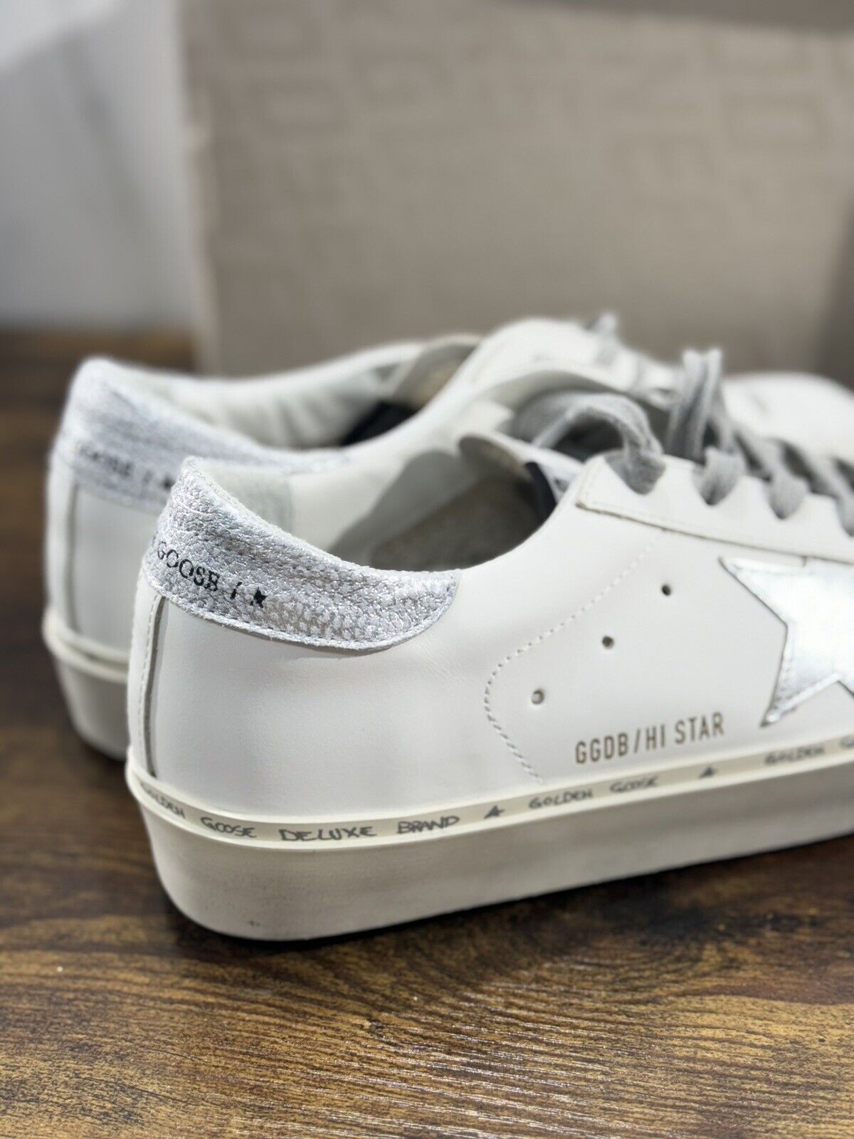 Golden Goose Sneaker Donna Hi Star  White    Pelle Luxury Woman Golden Goose 39