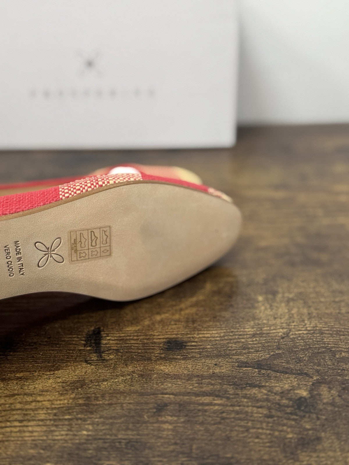 Prosperine Ballerina  Rosso Beige  Flat  Scarpa Donna 37
