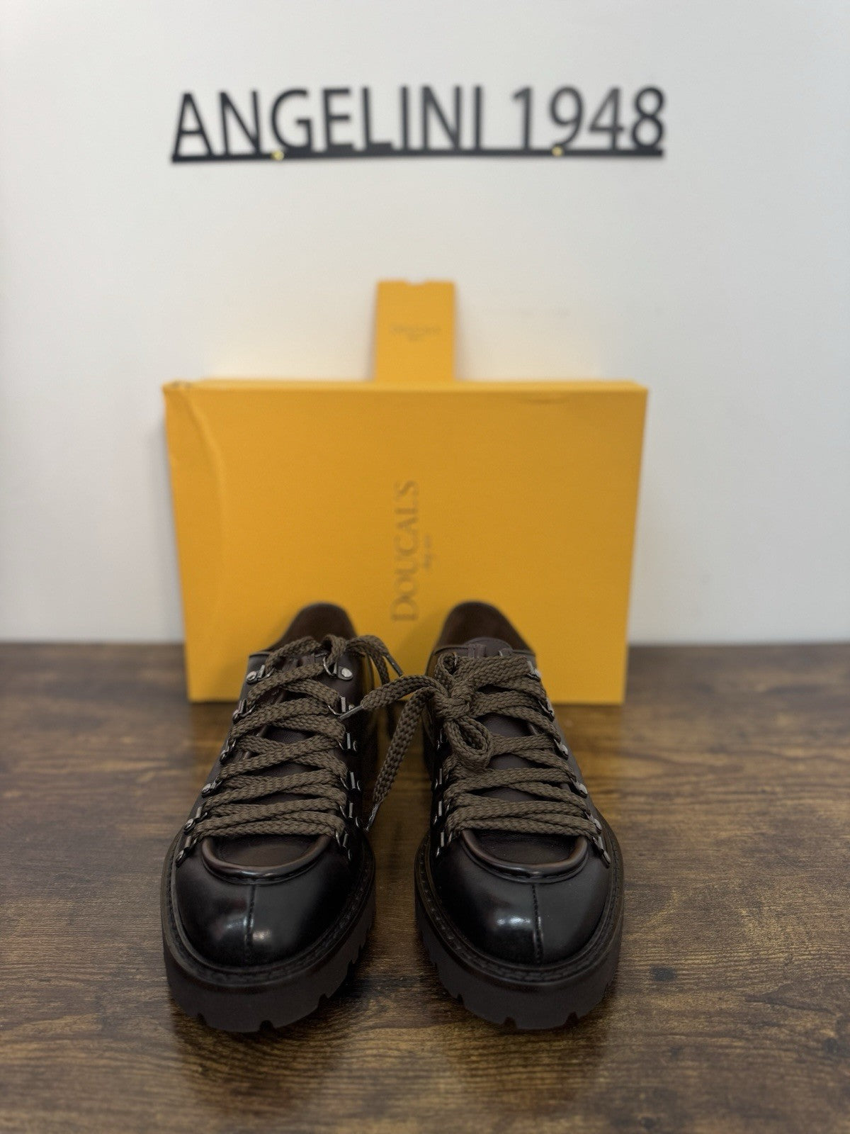 Doucal’s Pedula  Pelle Marrone Espresso  Casual Scarpa Doucal’s Uomo 40