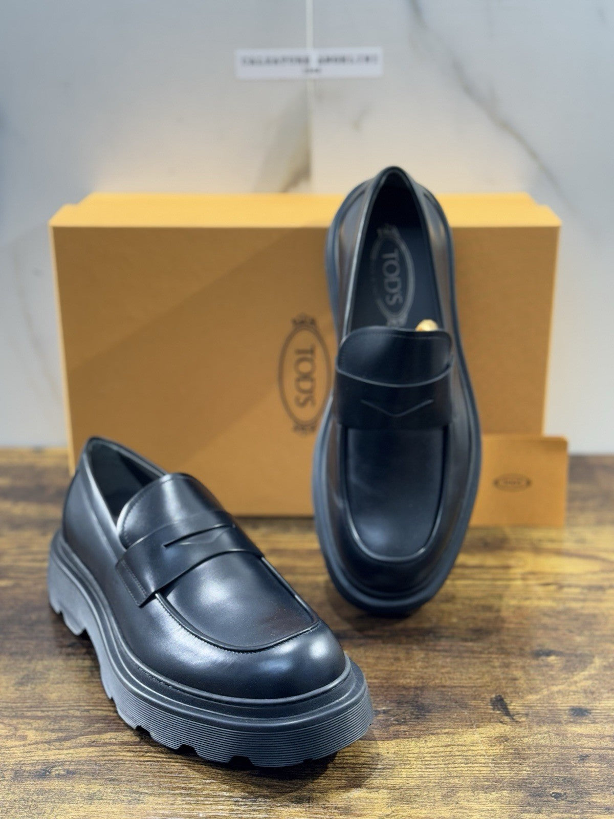Tod’s Mocassino Pelle Nero Commando Extra Light Luxury Tod’s Uomo 44