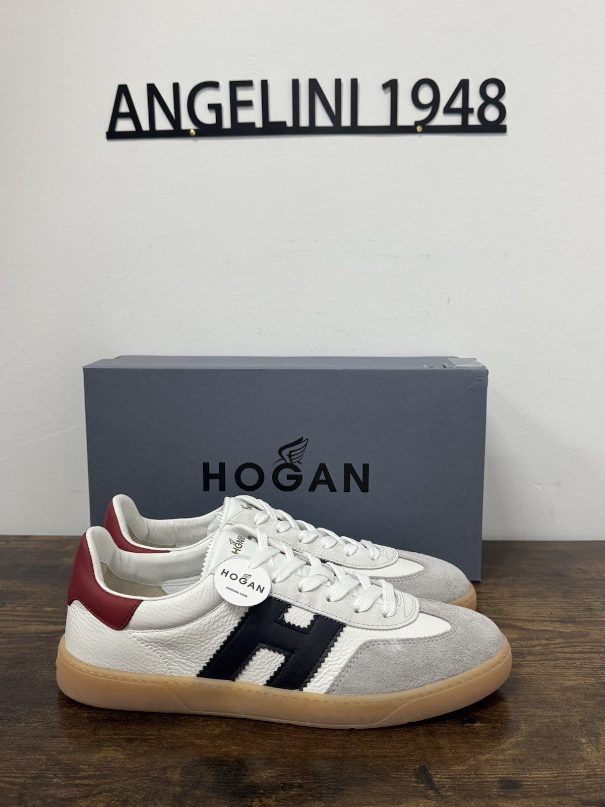 Hogan Cool Sneaker Suede Pelle Bianco    Casual Hogan Scarpa Uomo 41.5