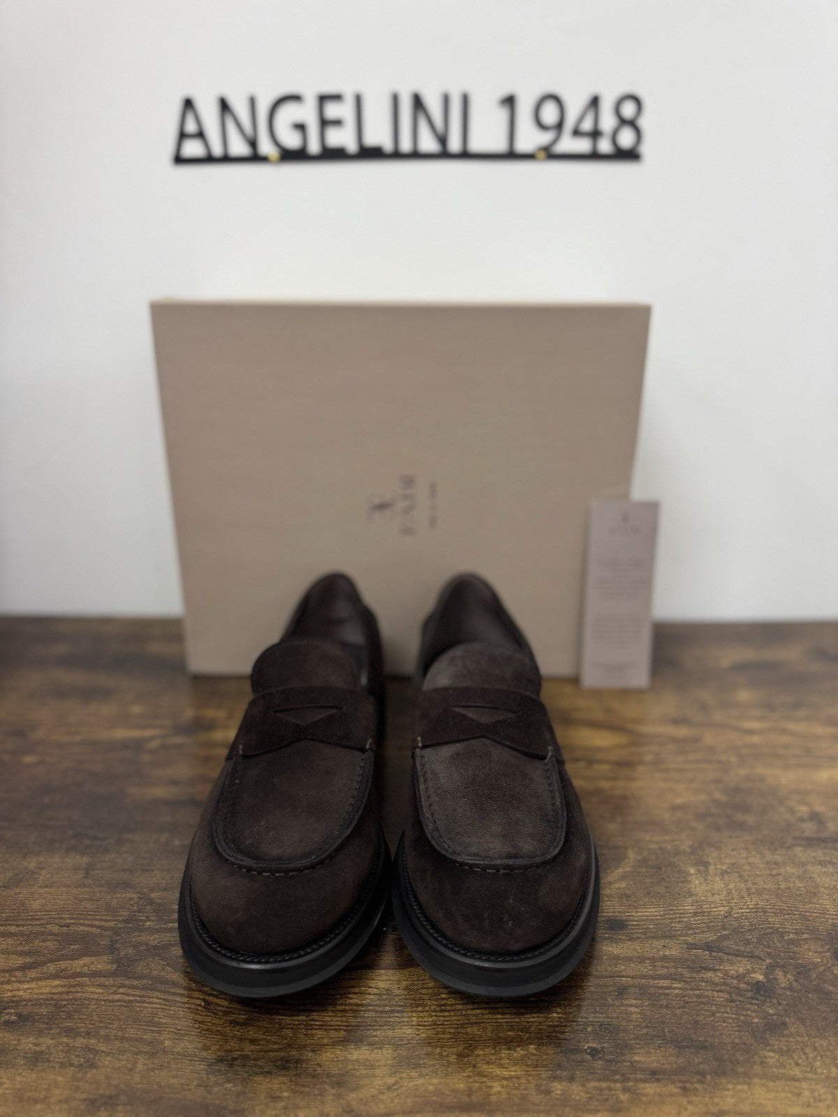 Fabi Mocassino Suede Testa Moro Fondo Vibram  Casual Fabi Uomo 40