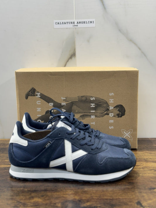 Munich Sneaker Suede Blu Casual Uomo 40