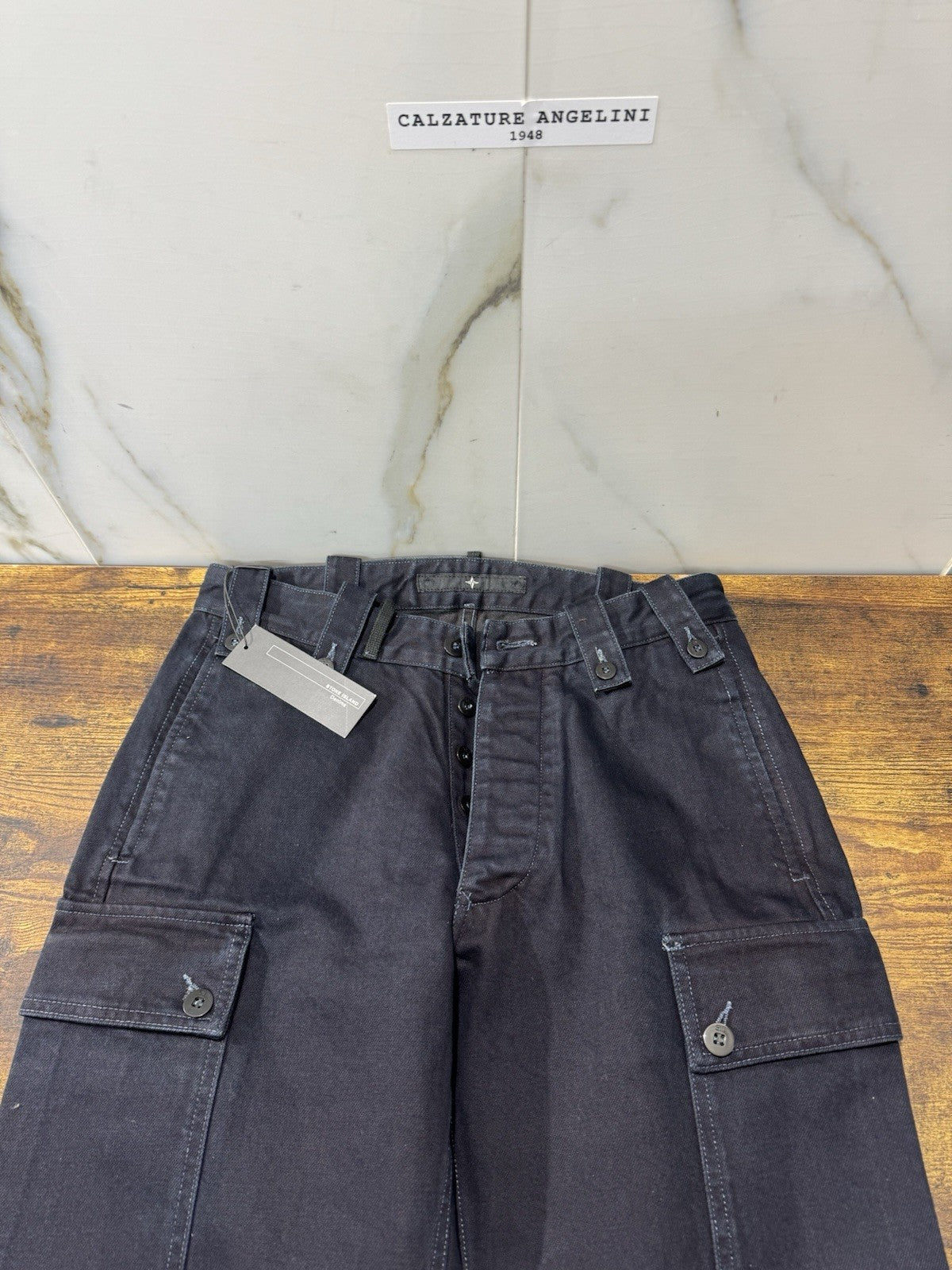 Stone Island Pantalone Cargo Denim Tasconi Limited Stone Island Uomo 46