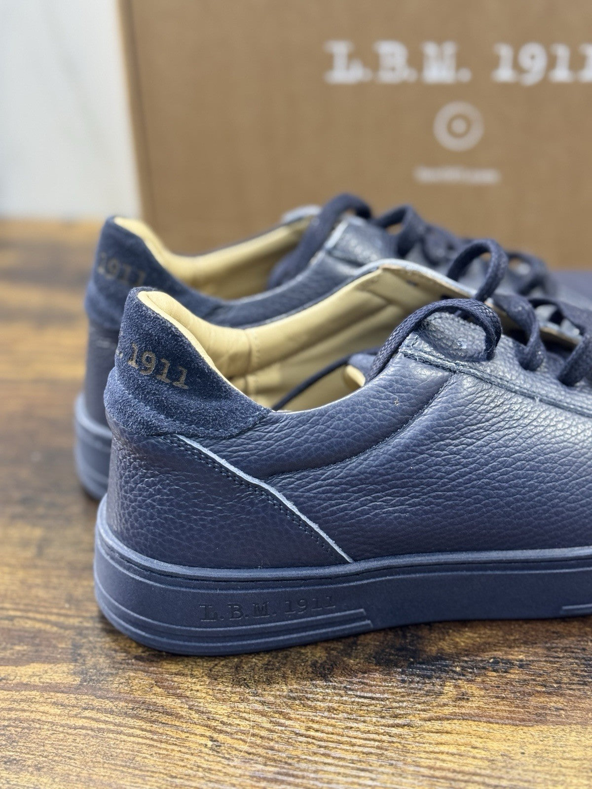 L.B.M 1911 Sneaker Pelle Blu Casual Scarpa Uomo 40