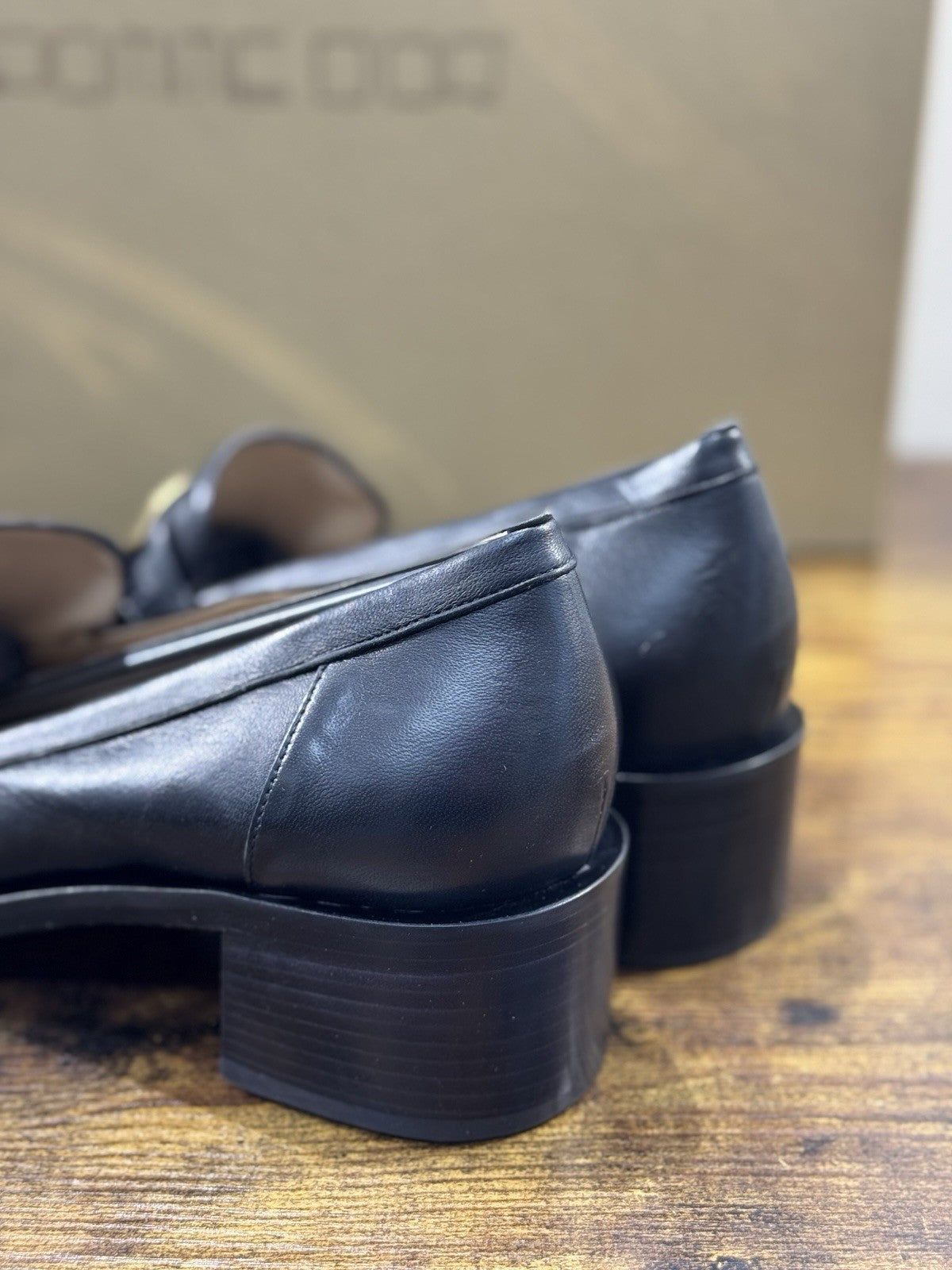 Pomme D’or Mocassino  Pelle Nero Casual Luxury Loafer Donna 41