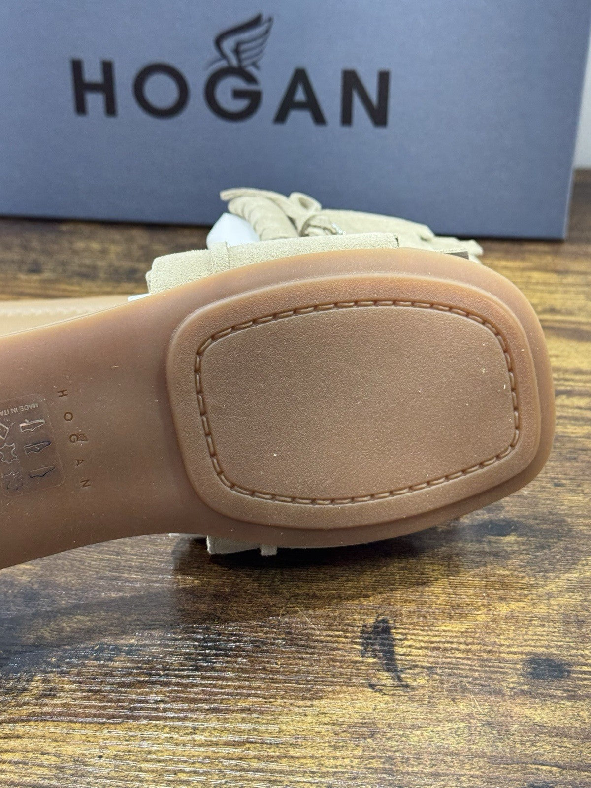 Hogan H685 Sandalo Suede Corda Casual Hogan Donna 36