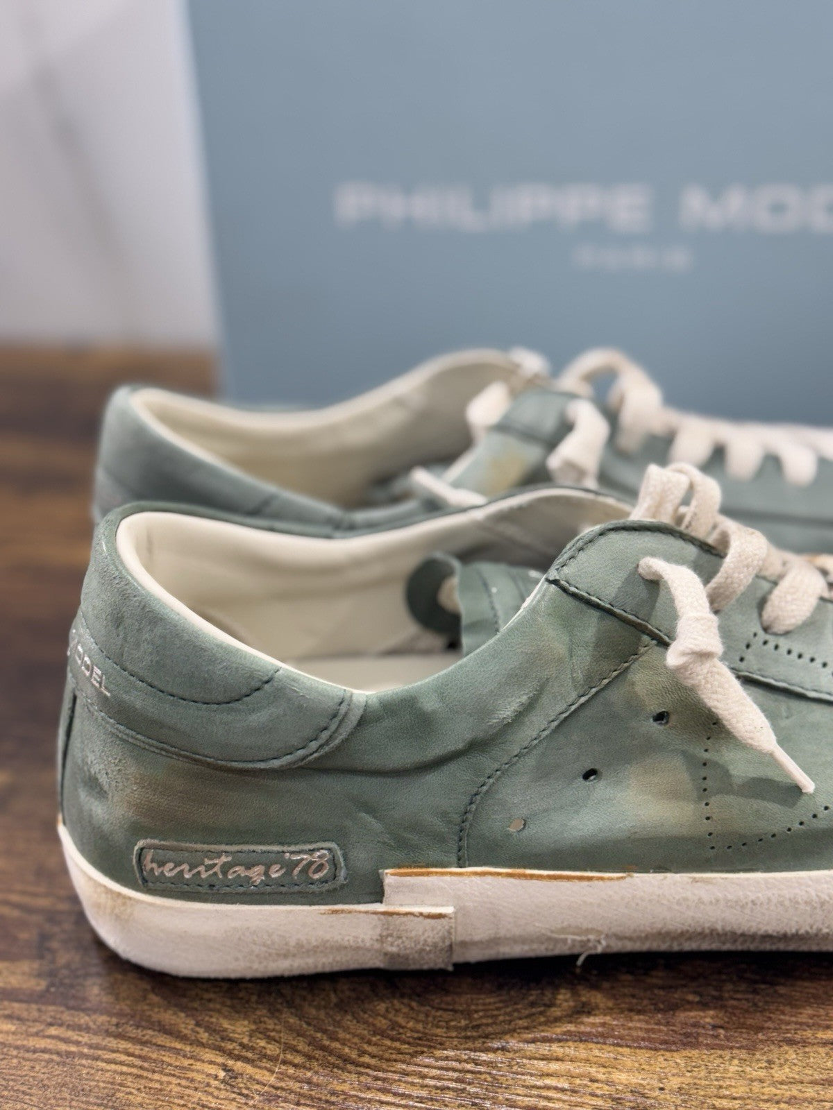 Philippe Model Paris Low Men Vintage 78 Limited Verde 44