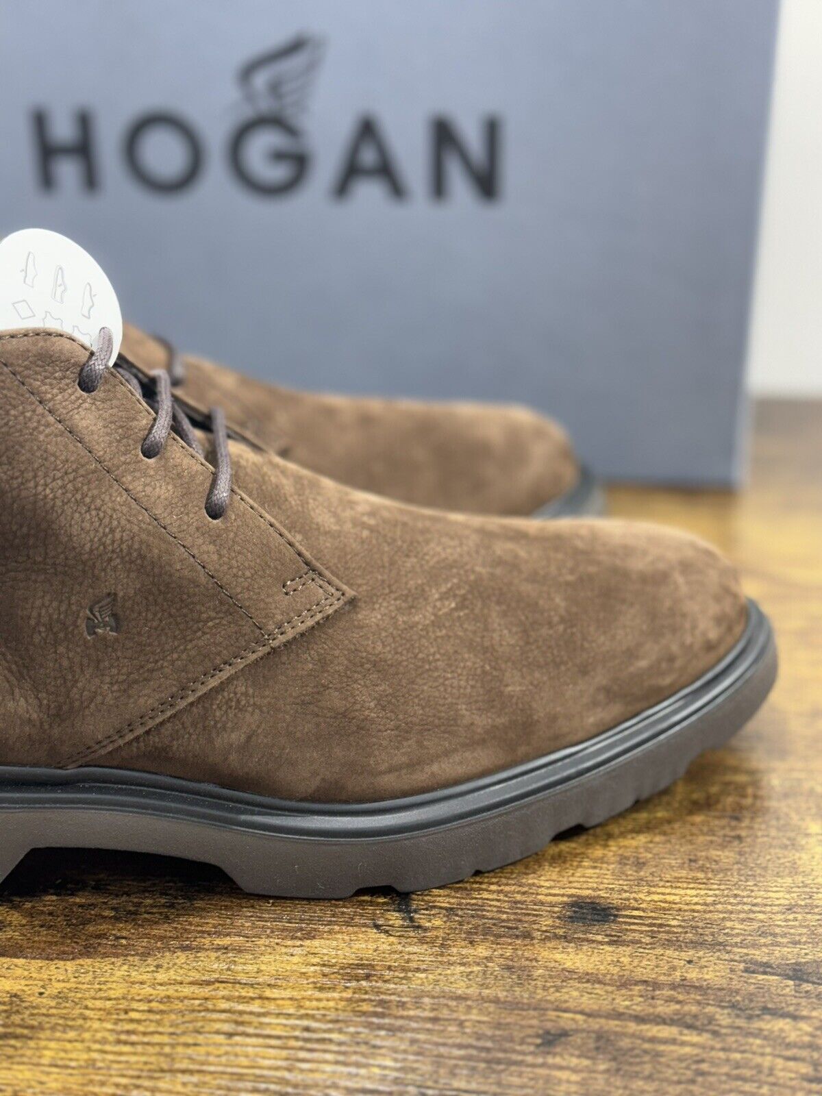 Hogan H393 Polacchino  Uomo Nabuk  T Moro  Extra Light Casual Hogan Boot 40