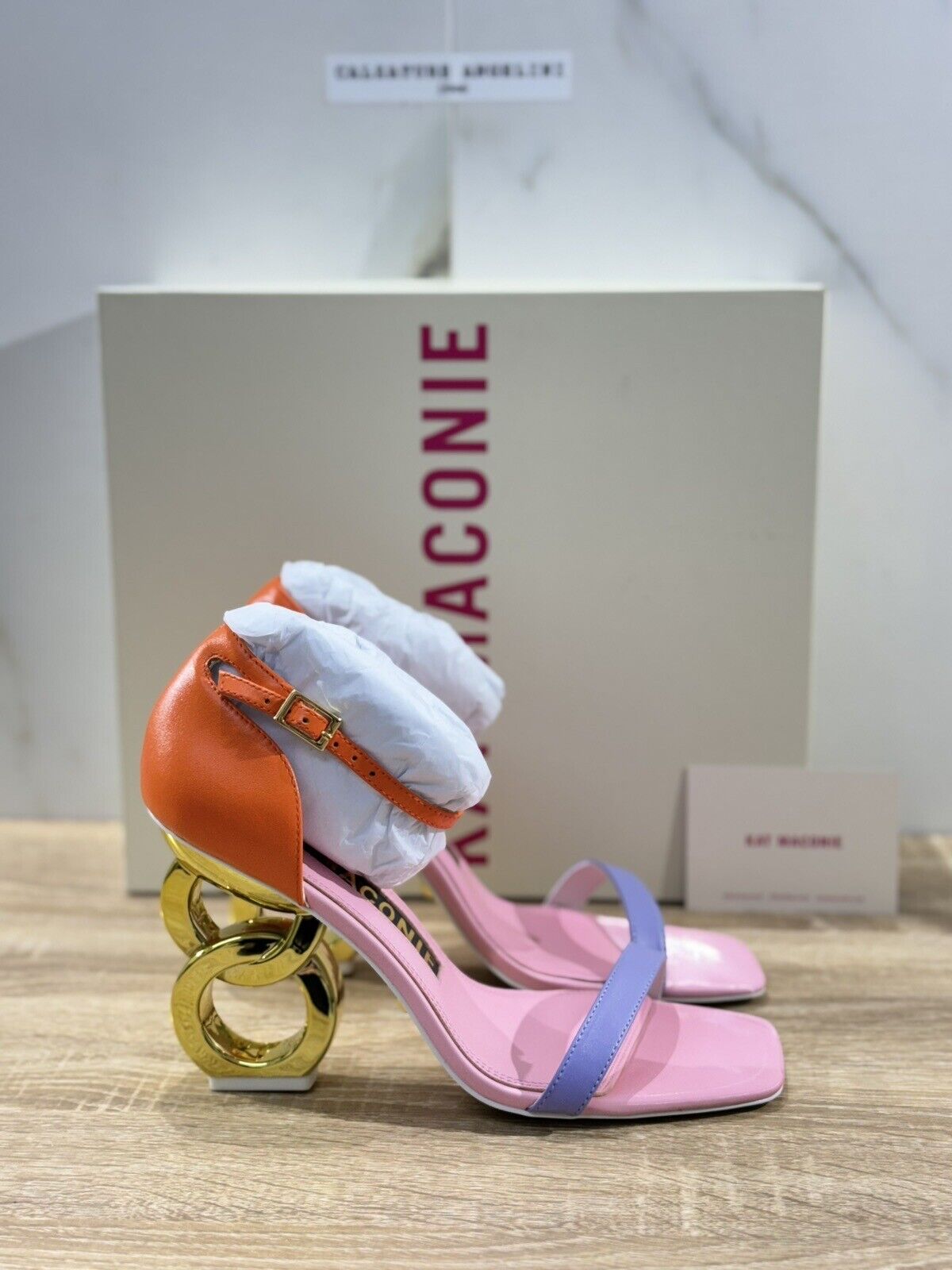 Kat Maconie Sandalo Donna Main Suzu  Pelle Rosa  Luxury Kat Maconie 40