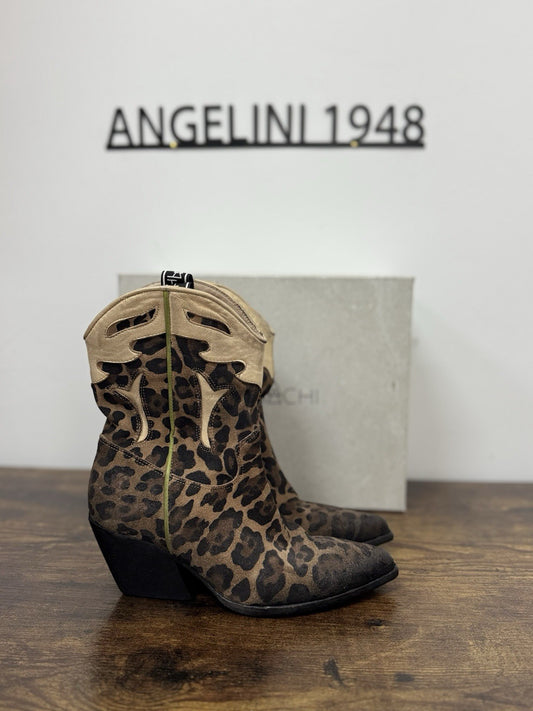 Elena Iachi Texano Ghepardo Casual Boot Donna 36