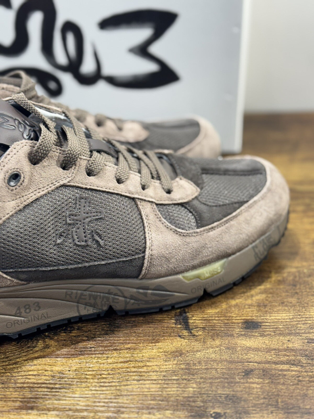 Premiata Mase    Sneaker Uomo Pelle Marrone    Casual Sneaker Premiata Uomo 47