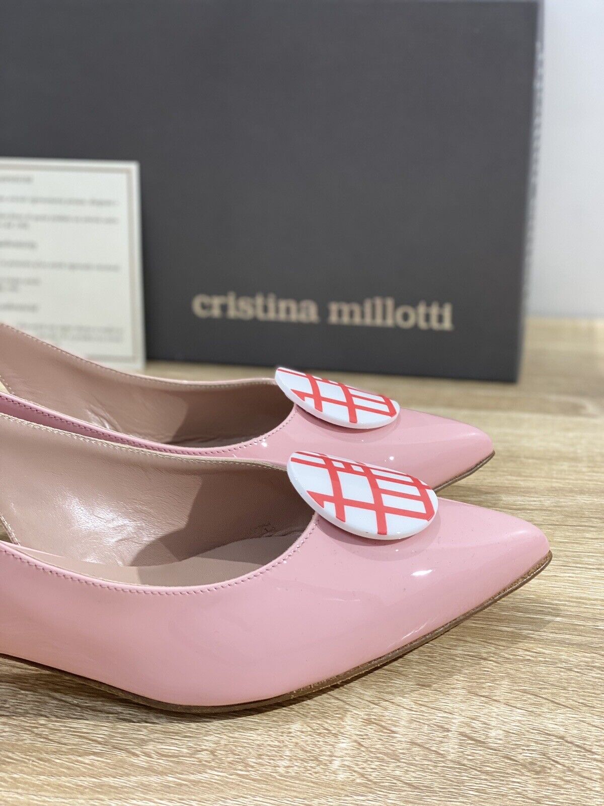 Cristina Millotti Sandalo Donna Sling Back Rosa Luxury Handmade In Italy 41