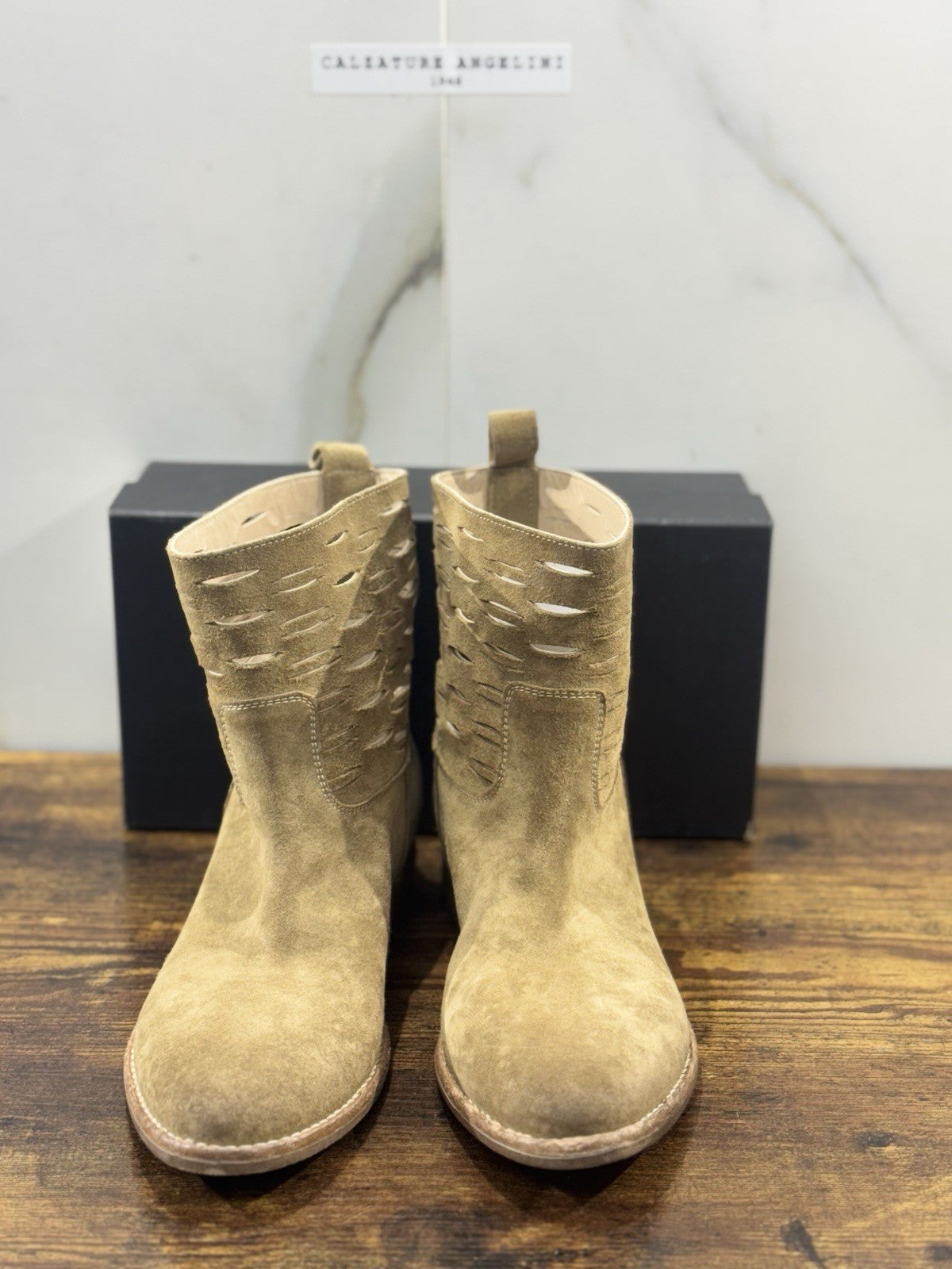 Strategia Stivaletto Suede Fango Casual Boot Strategia Donna 38
