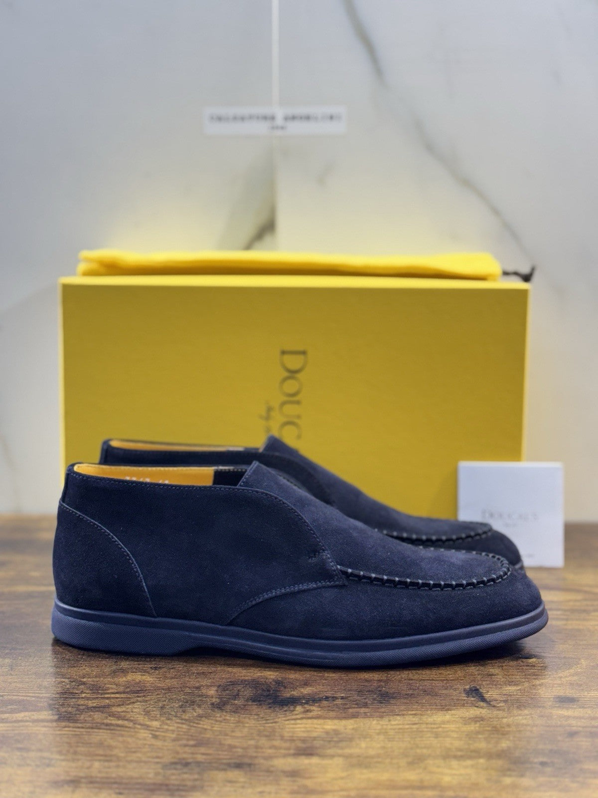 Doucal’s Scarpa Uomo Polacchino Open Walk  Pelle    Luxury Men Doucal’s 42.5