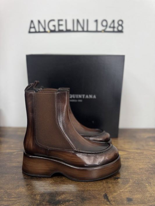 Pons Quintana Stivaletto Pelle Cuoio  Casual Boot Donna 36