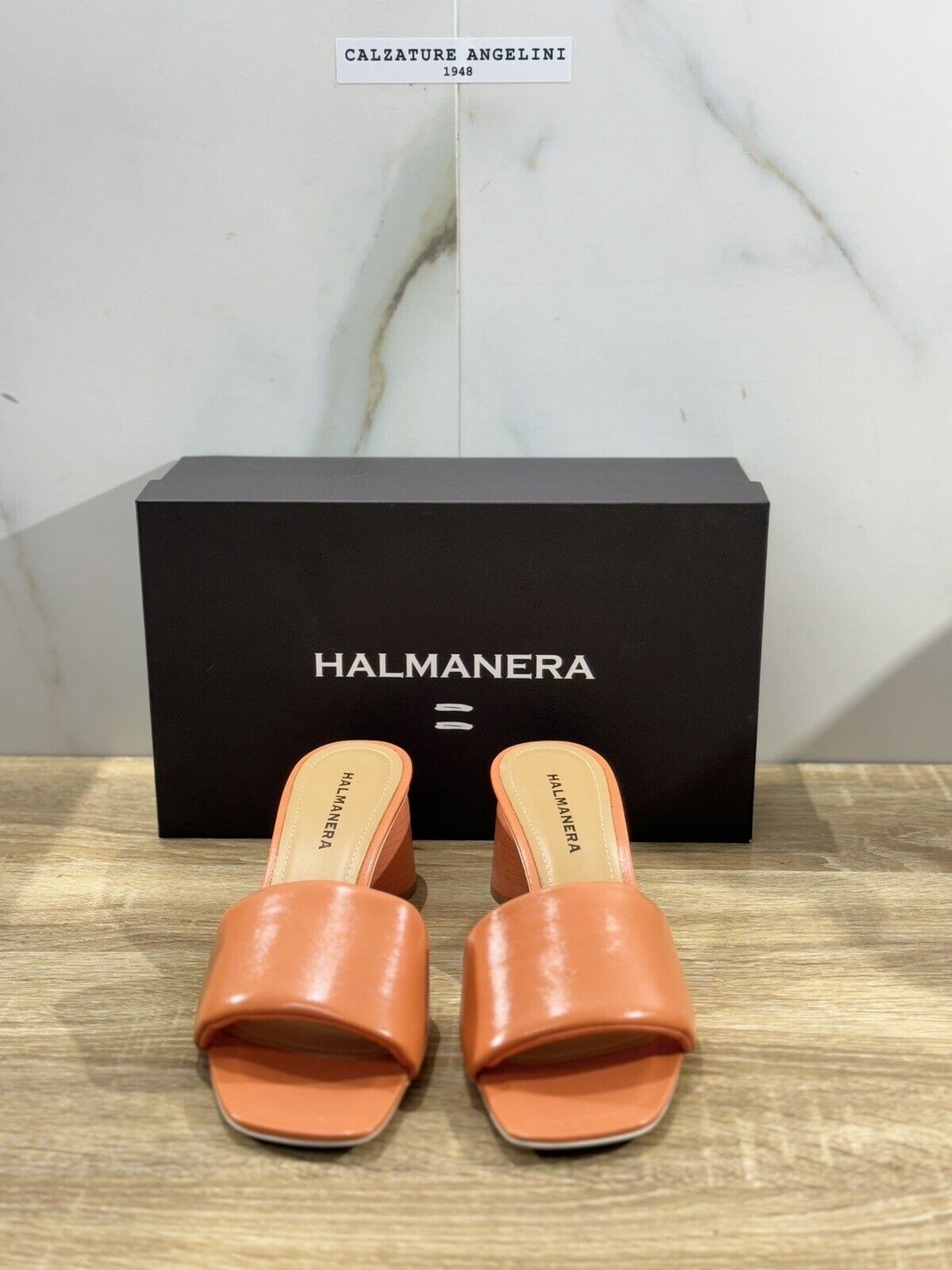 Halmanera Sandalo Donna Nara In Pelle Melone     Luxury Shoes 39