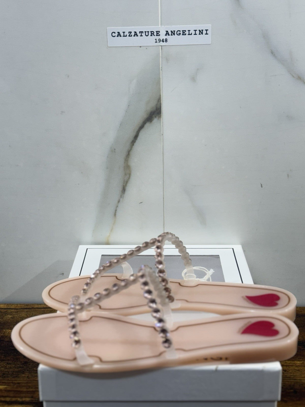 Menghi Sandalo Real Swarovski Nude  Donna 39